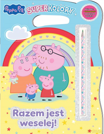 Razem jest weselej. Świnka Peppa. SuperKolory [KSIĄŻKA]