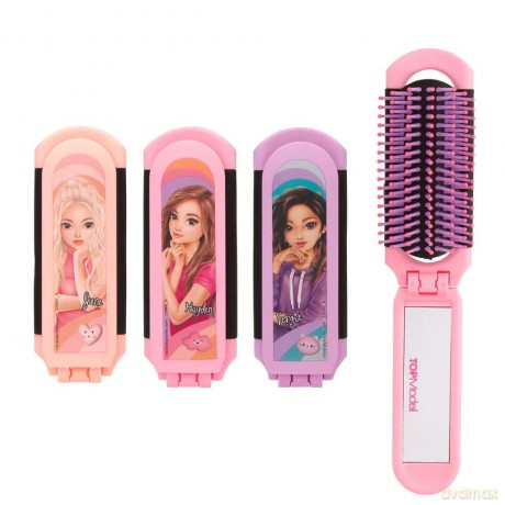 Szczotka składana z lusterkiem Top Model 12690A mix wzorów