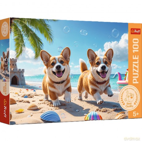 TREFL 100 el. Corgi piesek 16536 [PUZZLE]