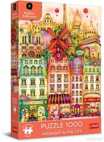 TREFL 1000 el. Trefl Premium Plus Midnight in the City O północy w Paryżu 12073 [PUZZLE]
