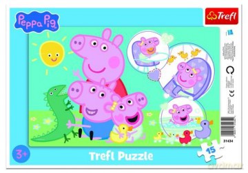 TREFL 15 el. Ramkowe Najmilsza świnka Peppa Pig 31434 [PUZZLE]