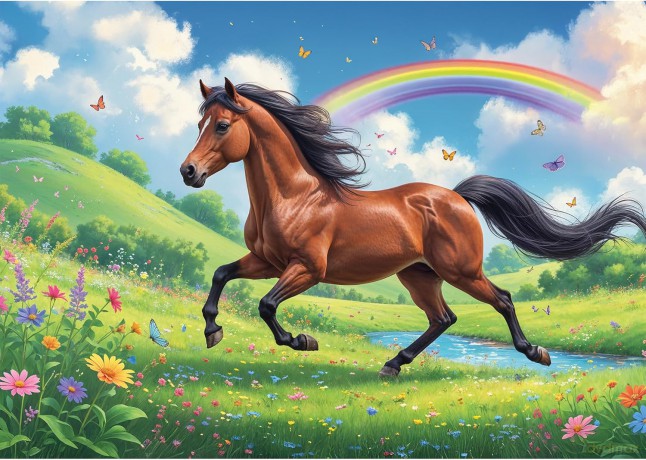 TREFL 200 el. Dostojny koń 13355 [PUZZLE]