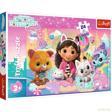 TREFL 24 el. Maxi Koci Świat Gabby 14381 [PUZZLE]