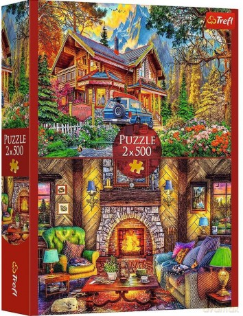 TREFL 2x500 el. Wycieczka w góry 37534 [PUZZLE]
