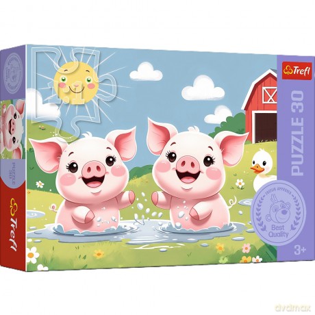 TREFL 30 el. Wesołe życie na wsi 18334 [PUZZLE]