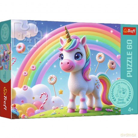 TREFL 60 el. Cukierkowy świat 17416 [PUZZLE]