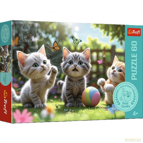 TREFL 60 el. Trzy kociaki 17412 [PUZZLE]