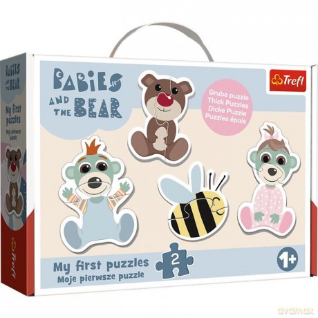 TREFL Baby Classic Przyjacielskie Bobaski 36139 [PUZZLE]