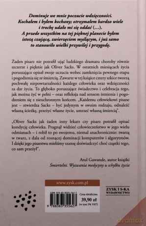 Wdzięczność - Oliver Sacks [KSIĄŻKA]