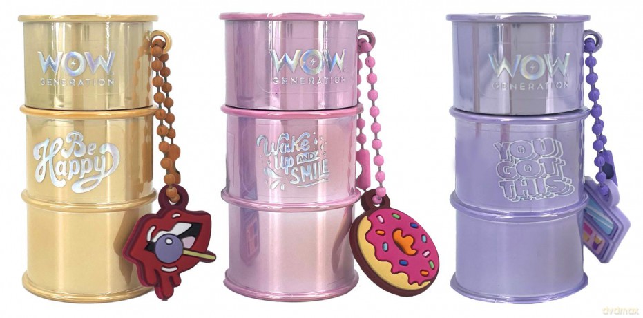 Zestaw 2w1 Pomadka do usta i roż policzków WOW mix wzorów WOW00134