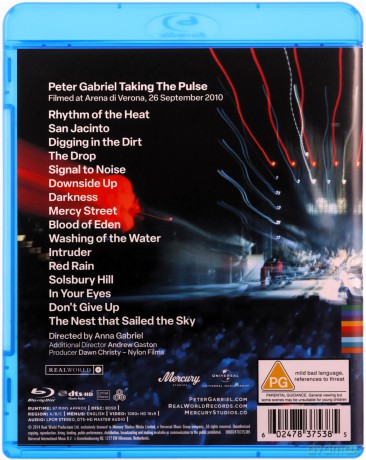 Peter Gabriel: Taking The Pulse (Live In Verona) [Blu-Ray]