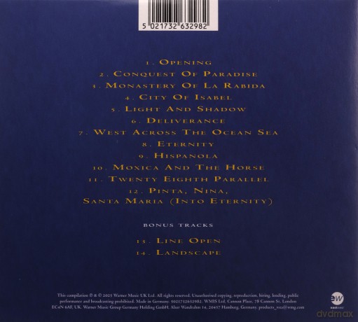 Vangelis: 1492: Conquest Of Paradise [CD]