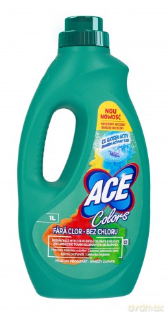ACE Colors Odplamiacz do tkanin kolorowych i delikatnych 1 l