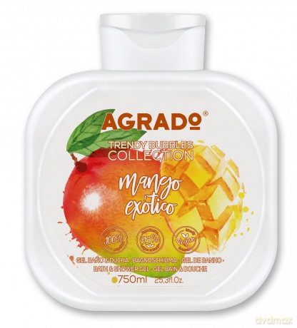 AGRADO Żel pod prysznic i do kąpieli Egzotyczne mango 750 ml
