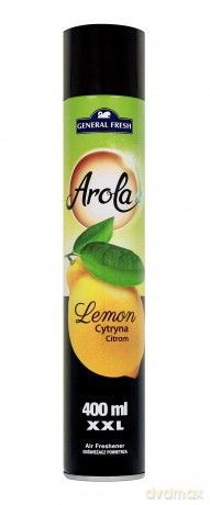 AROLA ODŚWIEŻACZ AEROZOL 400ml CYTRYNA