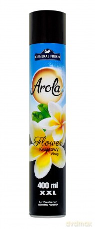 AROLA ODŚWIEŻACZ AEROZOL 400ml KWIATOWY