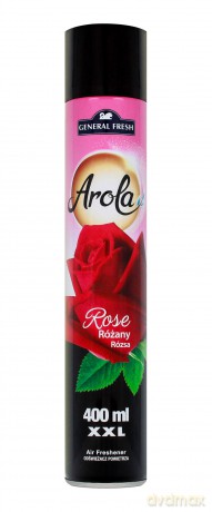 AROLA ODŚWIEŻACZ AEROZOL 400ml RÓŻA