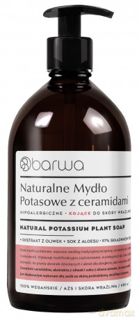 BARWA NAT.MYDŁO W PŁYNIE POTAS KOJĄCE 480ml