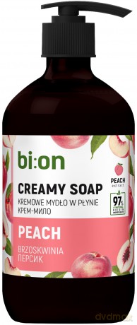 BIO NATURELL Kremowe mydło w płynie z pompką Brzoskwinia 473 ml