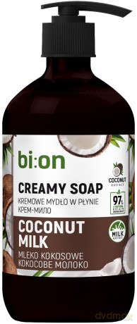 BIO NATURELL Kremowe mydło w płynie z pompką Kokosowe 473 ml