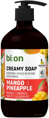 BIO NATURELL Kremowe mydło w płynie z pompką Mango i Ananas 473 ml