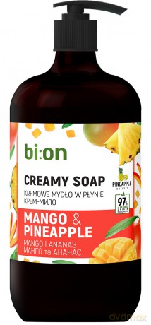 BIO NATURELL Kremowe mydło w płynie z pompką Mango i Ananas 946 ml