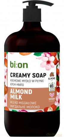 BIO NATURELL Kremowe mydło w płynie z pompką Migdałowe 946 ml