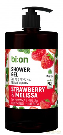 BIO NATURELL Kremowy żel pod prysznic Truskawka i Melisa 946 ml