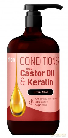BIO NATURELL Odżywka do włosów z czarnym olejem rycynowym i keratyną 946 ml