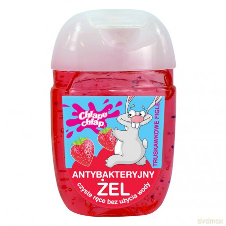 CHLAPU CHLAP Antybakteryjny żel do higieny rąk - słodkie truskawki 30 ml