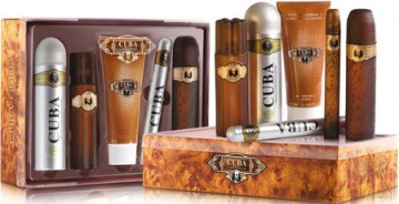 CUBA Gold Zestaw dla mężczyzn Woda toaletowa 100 ml + Woda toaletowa 35 ml + Dezodorant 200 ml + Żel pod prysznic 200 ml + Woda po goleniu 100 ml