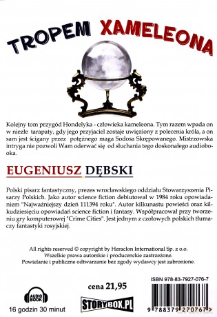 Tropem Xameleona - Eugeniusz Dębski [AUDIOBOOK] [CD-MP3] 