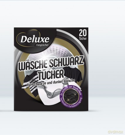 DELUXE Chusteczki 20szt chroniące CZERŃ