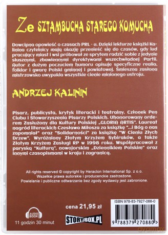 Ze sztambucha starego komucha - Kalinin Andrzej [AUDIOBOOK] [CD-MP3] 
