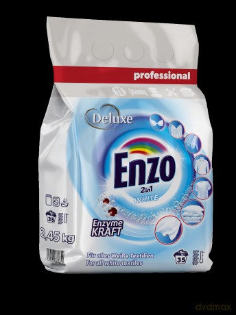 DELUXE ENZO Proszek do prania 2,45kg folia BIAŁY