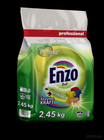 DELUXE ENZO Proszek do prania 2,45kg folia KOLOR