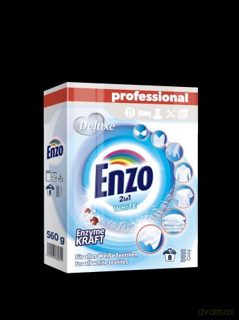 DELUXE ENZO Proszek do prania 560g BIAŁY