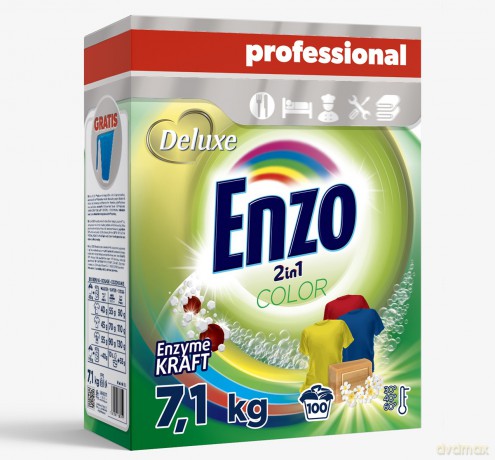DELUXE ENZO Proszek do prania 7,1kg karton KOLOR