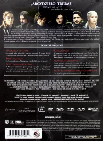 Gra o Tron Sezon 3 (BOX) [5DVD]