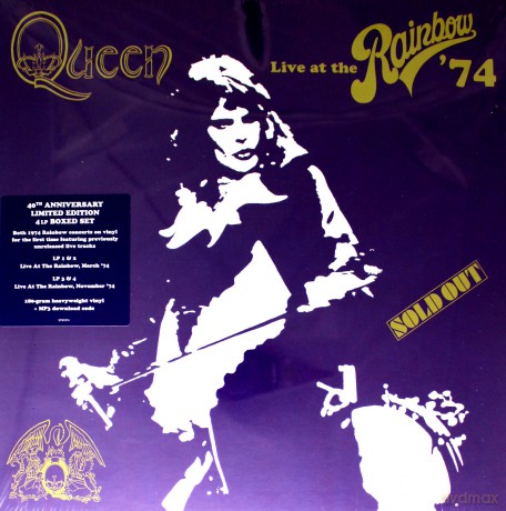Queen Live At The Rainbow' 74 [BOX] [4xWinyl]