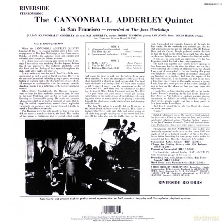 Cannonball Adderley Quintet: In San Francisco [WINYL]