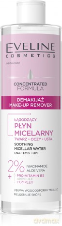 EVELINE Łagodzący Płyn micelarny do twarzy ,oczu i ust 400 ml