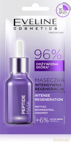 EVELINE Maska do twarzy Intensywna Regeneracja - Peptide 8 ml