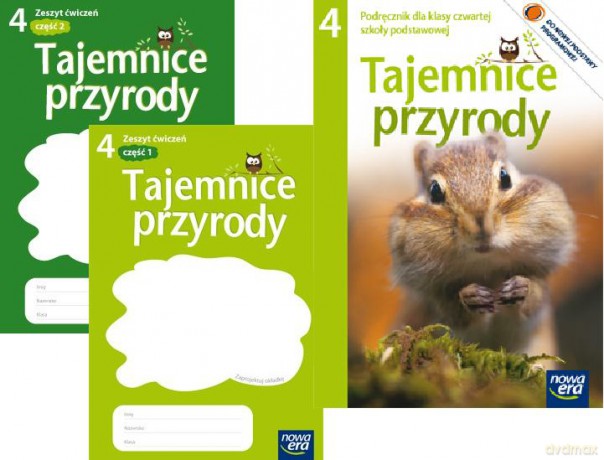 Tajemnice Przyrody Kl. 4 Podręcznik + Zeszyt ćw 1 i 2 Pakiet [3xKSIĄŻKA]