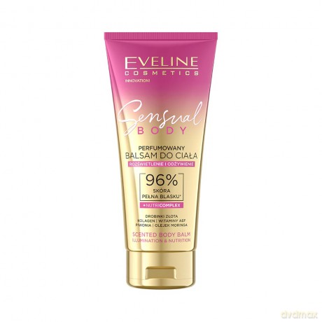 EVELINE Sensual Body Perfumowany Balsam do ciała - rozświetlenie i odżywienie 200 ml