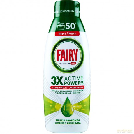 FAIRY Platinum Żel do zmywarki zielony 900 ml