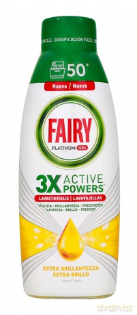 FAIRY Platinum Żel do zmywarki żółty 900 ml