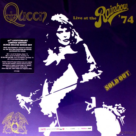 Queen Live At The Rainbow' 74+dodatki [BOX] [2CD]+[Blu-Ray]+[DVD]