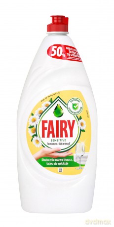 FAIRY Płyn do mycia naczyń Rumianek z Witaminą E 900 ml