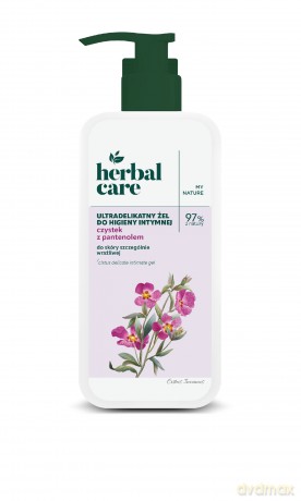 FARMONA Herbal Care Ultradelikatny żel do higieny intymnej Czystek i pantenol 330 ml